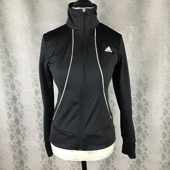 adidas high collar track jacket